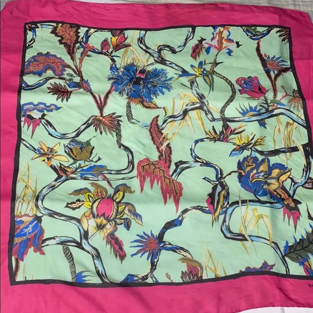 BALENCIAGA ROSABOTANICA Silk Scarf